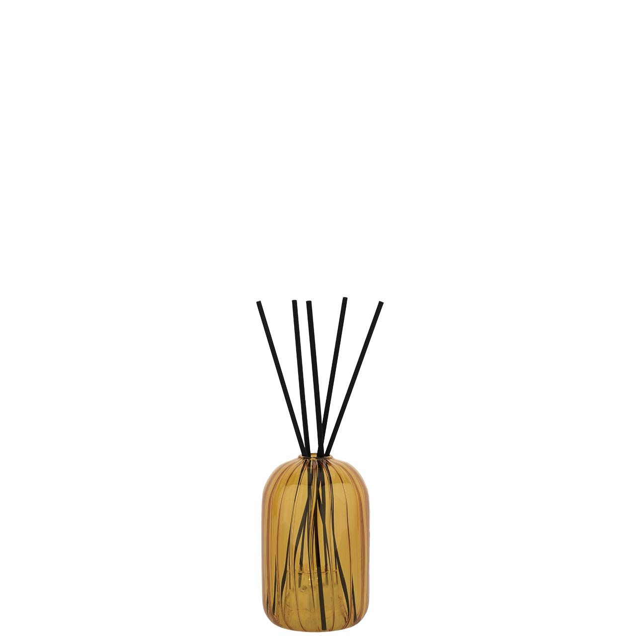 VASETTI MM 65*100 IN VETRO FESONATO CON LED E STICKS DIFFUSORI